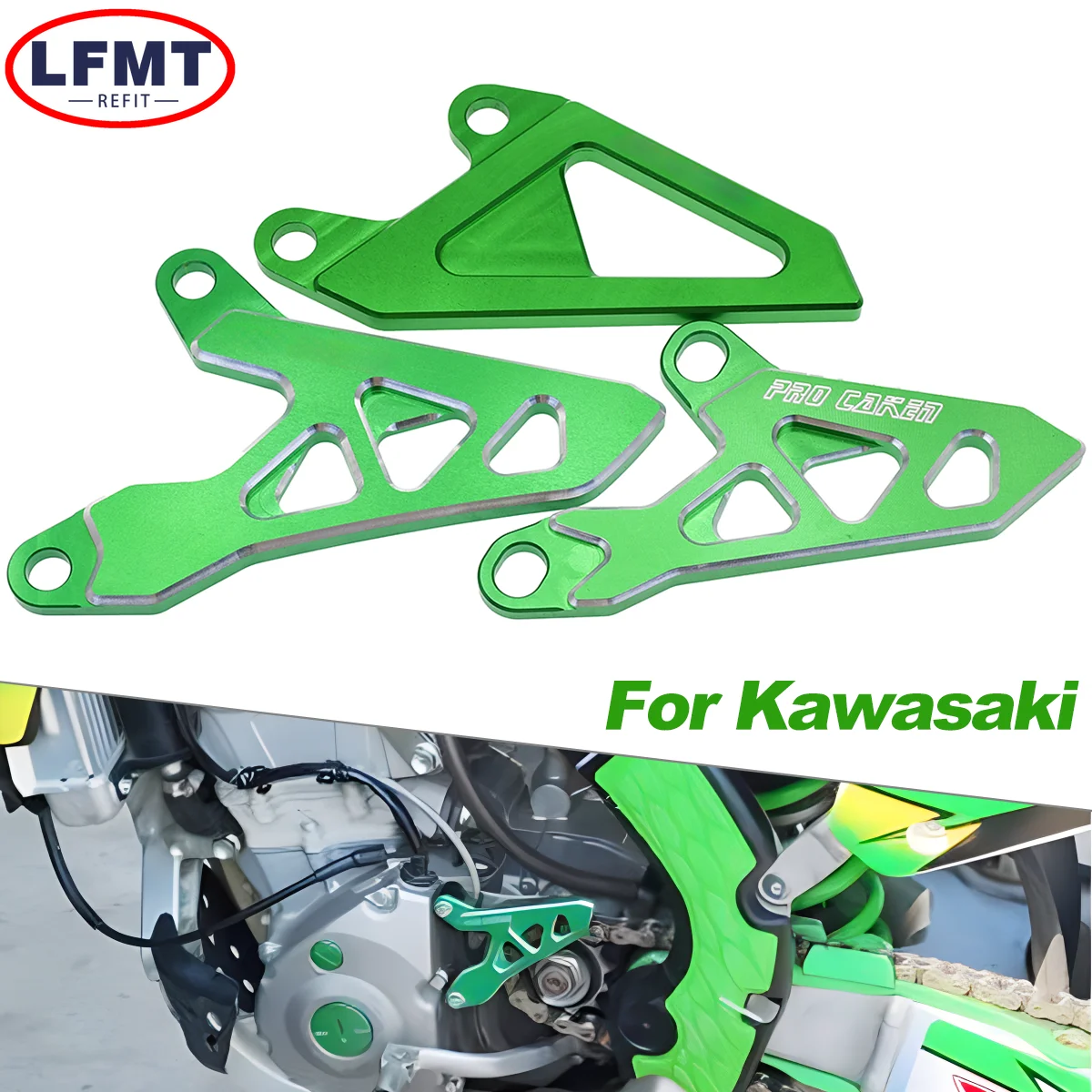 Sprocket - モトクロスフロントスプロケットカバーチェーンプロテクターガードカワサキ KX 125 250 250F 450F