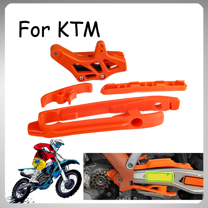 Chain Kit Motorcycle - オートバイチェーンガードガイドブレーキホースクランプ KTM SX XC XCF SXF
