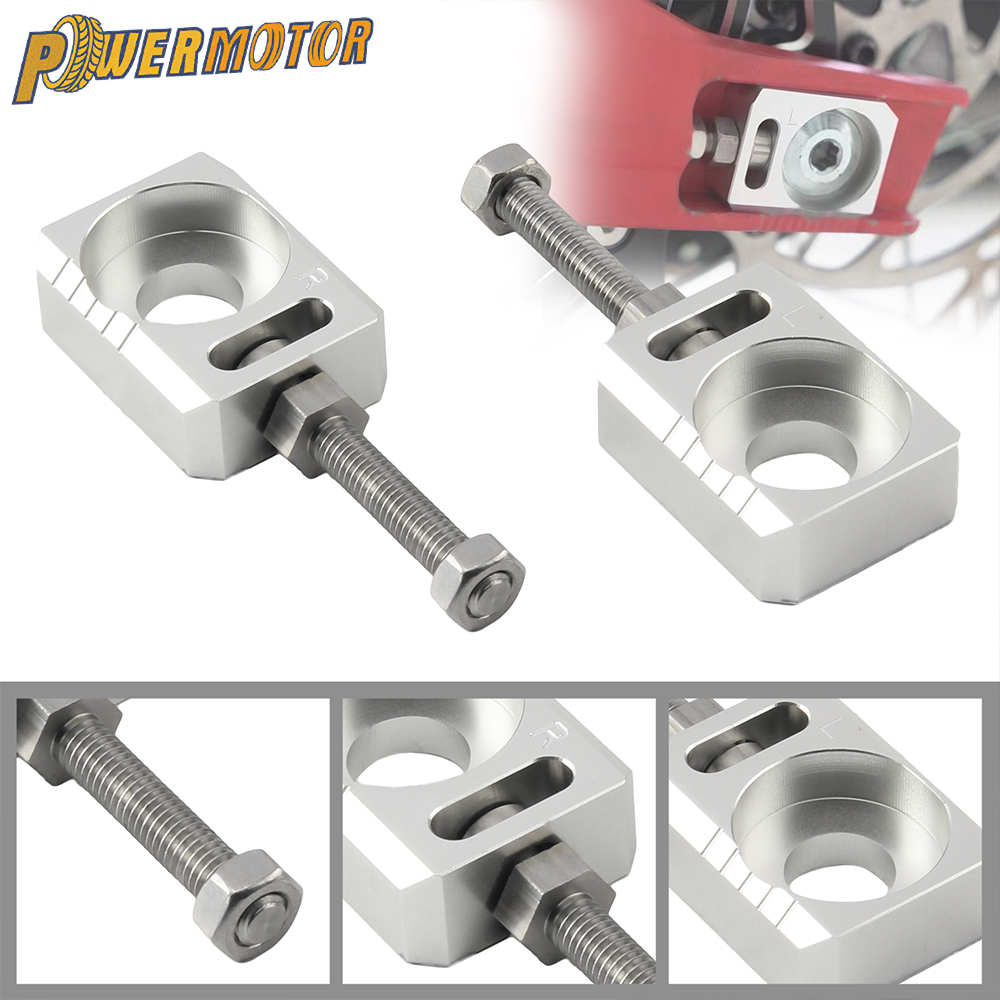 Xcm Chain - オートバイアジャスターアクスルブロックチェーンレギュレーターサロンライトビー S X ユニバーサルエンデューロダートバイクモトクロス改造部品