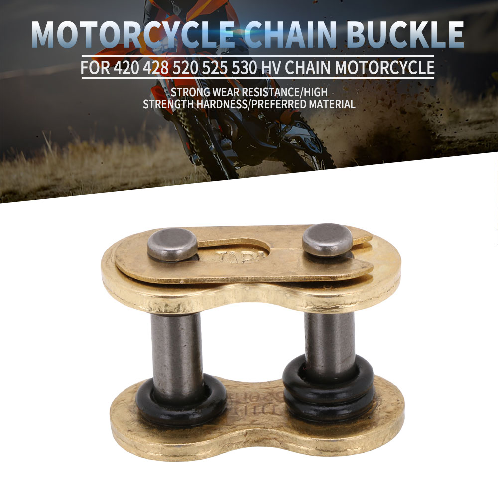オートバイチェーンバックルリングリンク 420 428 52 - 530 Chain のレビューと価格