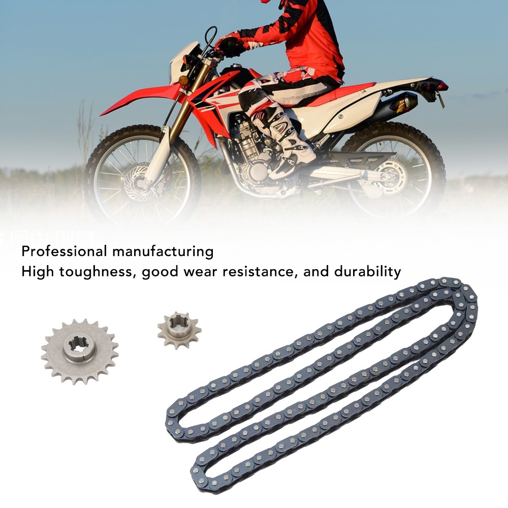 T8F 116リンクドライブチェーンキット、20T 11Tギ - Chain Sprocket Set のレビューと価格