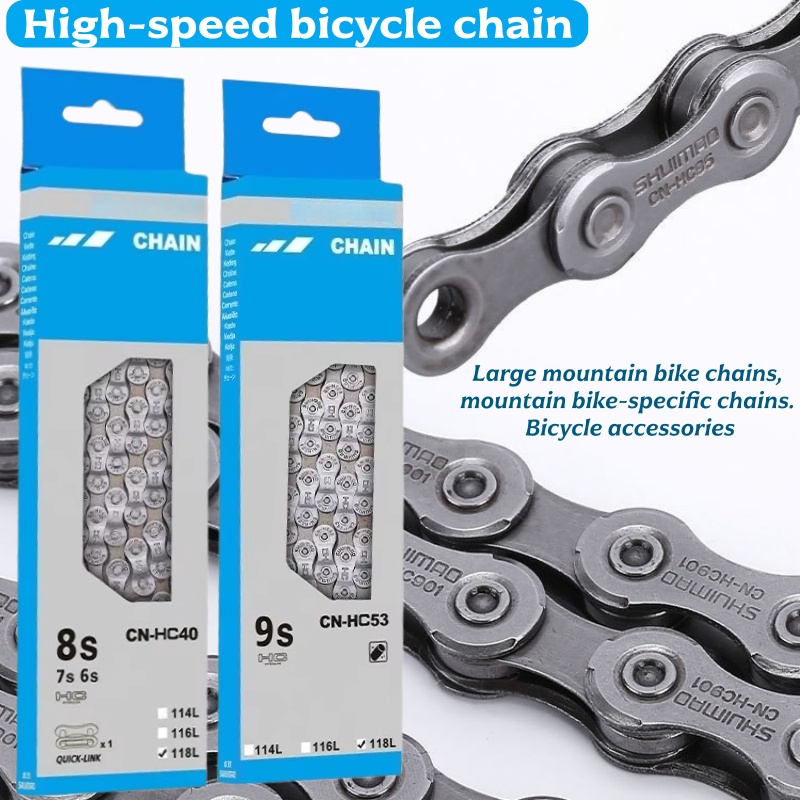 マウンテンバイクシフト用高速自転車チェーン 6/7/8/9/ - Master Link Chain のレビューと価格
