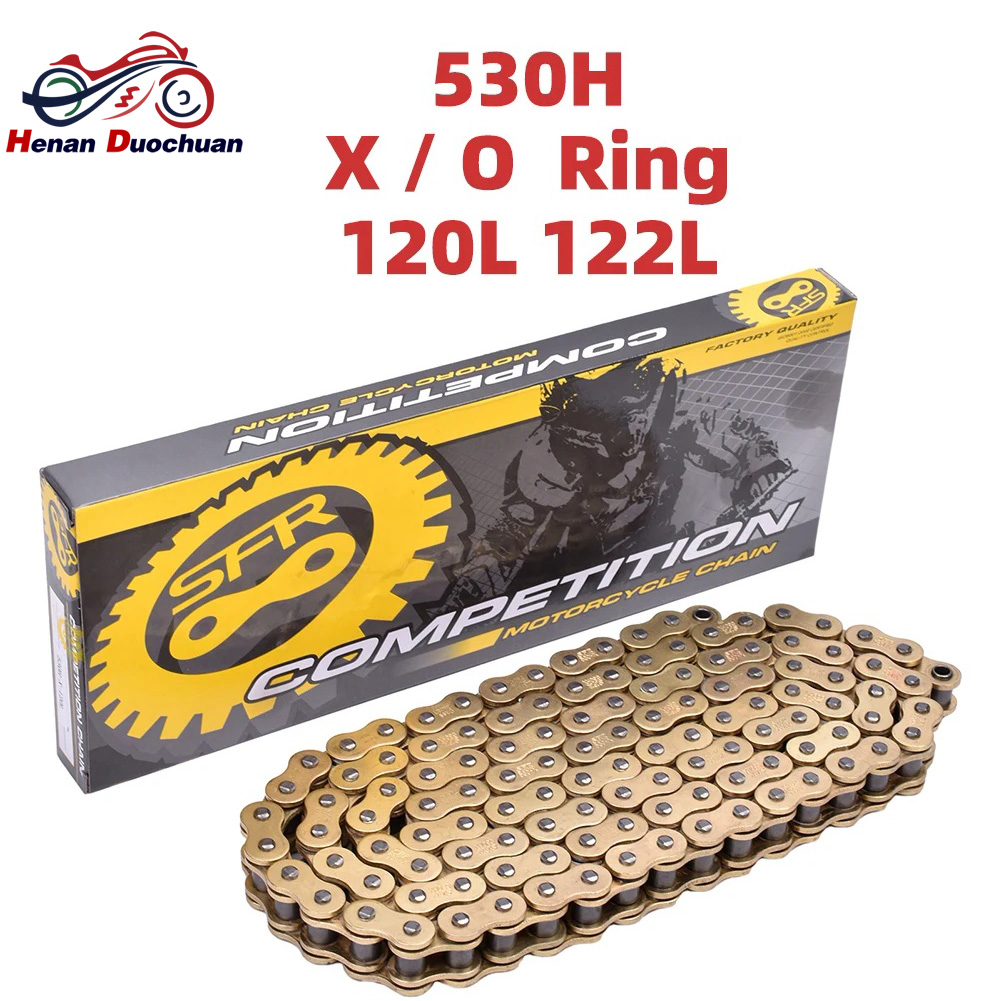 530H オートバイチェーン 120L/122L ヘビーデュ - Xcm Chain のレビューと価格